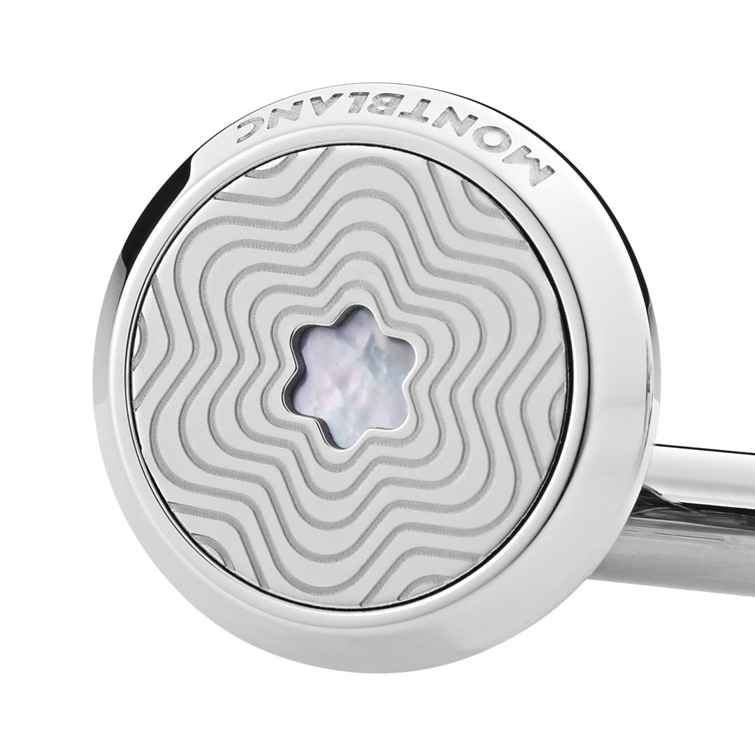 Montblanc Mother-of-Pearl Snowcap Emblem Cufflinks MB123808