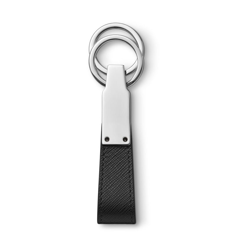 Montblanc Loop Key Holder in Sartorial Leather Black MB130747