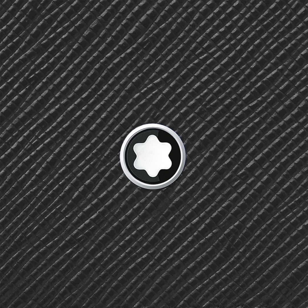 Montblanc Wallet 6cc in Black Sartorial Leather MB130315