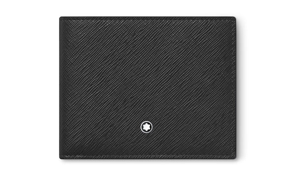 Montblanc Wallet 6cc in Black Sartorial Leather MB130315