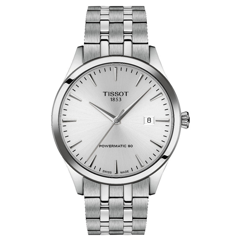 Tissot Classic Dream Powermatic 80 40mm Stainless Steel Watch T1584071103100