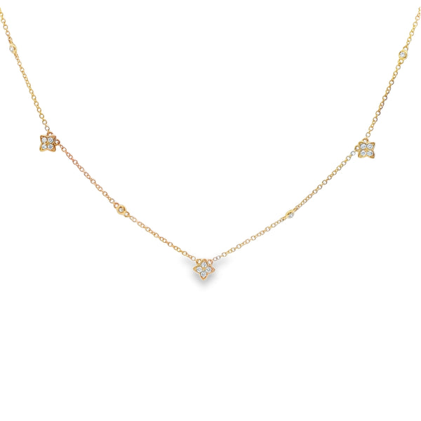 Diamond 18ct Yellow Gold 0.27ct Necklet