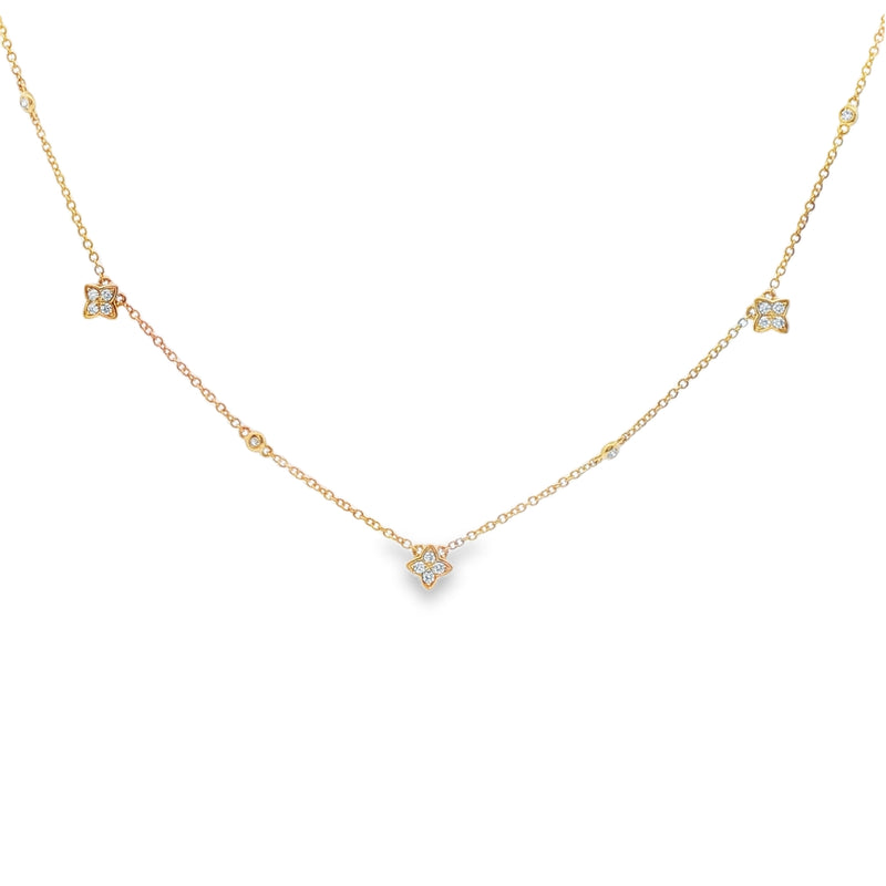 Diamond 18ct Yellow Gold 0.27ct Necklet