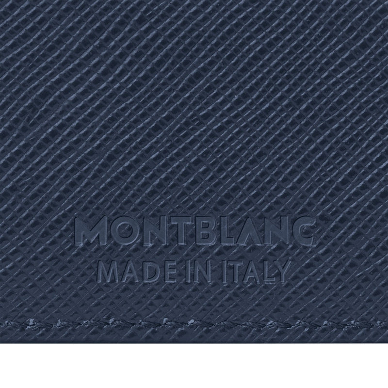 Montblanc Wallet 6cc in Ink Blue Sartorial Leather MB131721