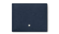 Montblanc Wallet 6cc in Ink Blue Sartorial Leather MB131721