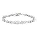 Round Brilliant 10.00ct Lab Grown Diamond Platinmu Bracelet