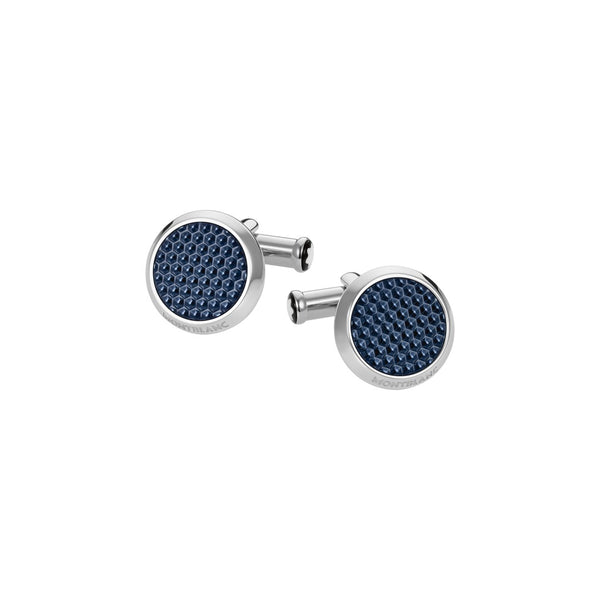 Montblanc Meisterstück Cufflinks with Patterned Lacquer Inlay MB112904