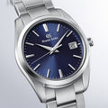 Grand Seiko Heritage 37mm Watch Quartz Edition in Japanese Blue SBGX265
