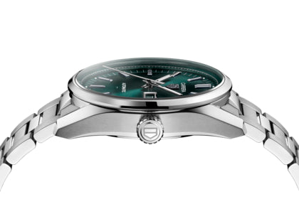 Tag Heuer Carrera Day-Date Automatic, Green Dial, Bracelet 41mm Watch WDA2115.BA0043