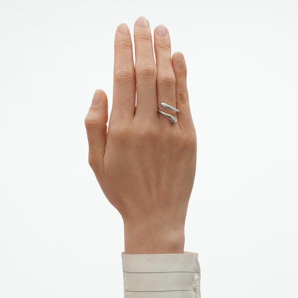 Georg Jensen Mercy Twist Ring, Sterling Silver