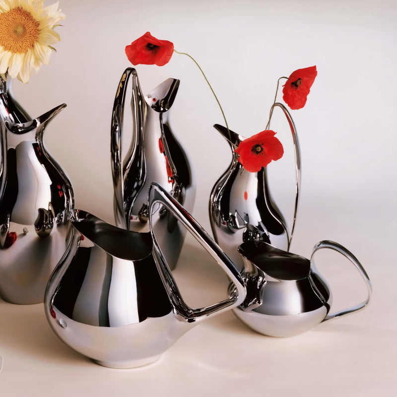 Georg Jensen Koppel Pitcher 02, Mirror Polished Stainless Steel