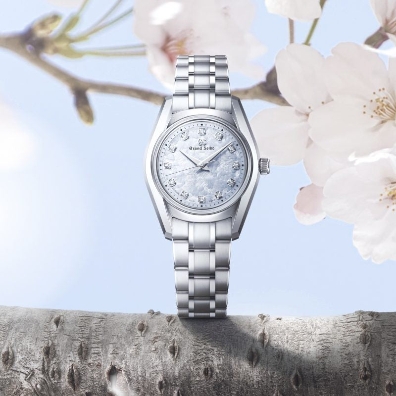 Grand Seiko Heritage Ladies Diamond-Set 'Spring Breeze' 26mm Watch STGF389