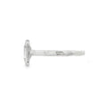 Radiant Cut 1.59ct Rub Over Lab Grown Diamond, Platinum Ring
