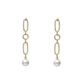 Mikimoto 'M Code' 18ct Yellow Gold, Akoya Cultured Pearl Earrings