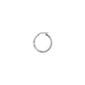 Gucci Interlocking Hoop Sterling Silver Earrings