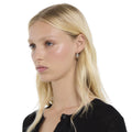 Gucci Interlocking Hoop Sterling Silver Earrings