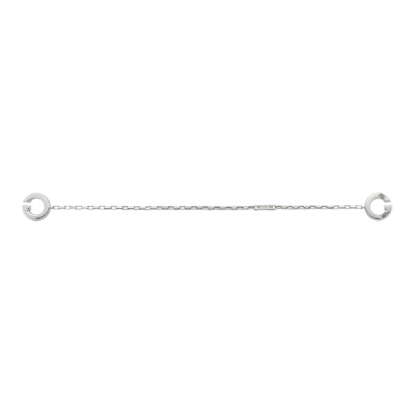 Gucci Interlocking Sterling Silver Bracelet