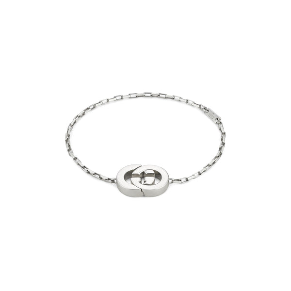 Gucci Interlocking Sterling Silver Bracelet