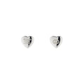 Gucci Blind For Love Stud Sterling Silver Earrings