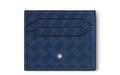 Montblanc Card Holder 6cc in Extreme Leather Ink Blue MB198079