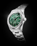 Nivada Grenchen F77 Green Aventurine Mark 1 - Limited Edition 37mm 68037A77