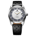 Nivada Grenchen Antarctic Glacier 35mm Watch, Black racing strap 35020M40