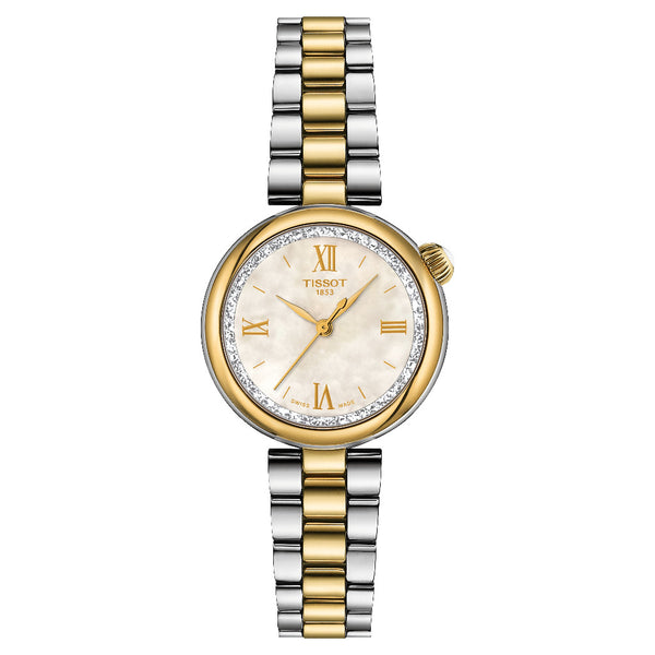 Tissot Desir MOP 28mm Two Tone Watch T1520102211801