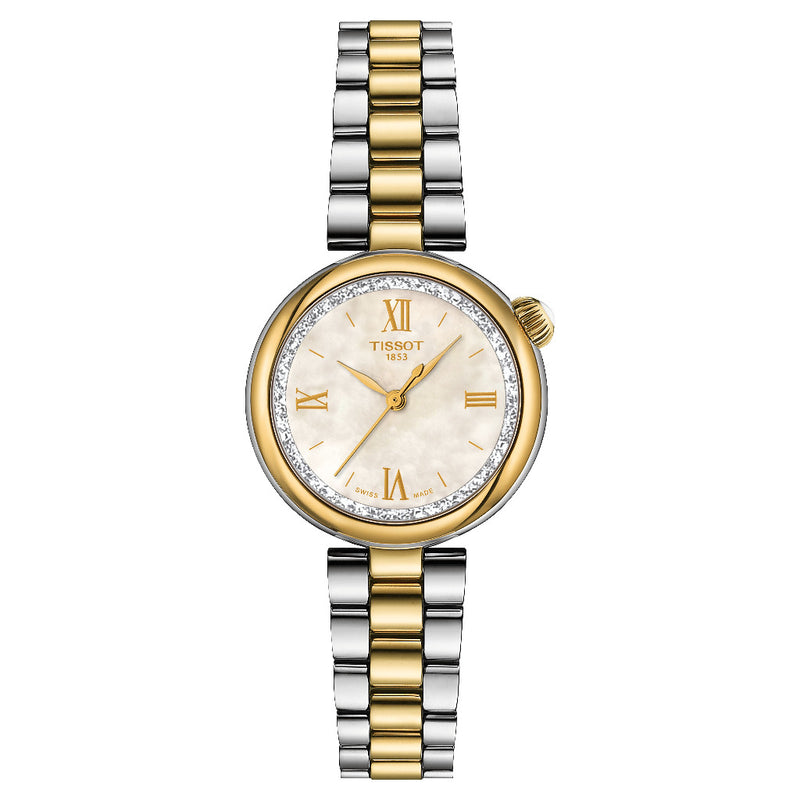 Tissot Desir MOP 28mm Two Tone Watch T1520102211801