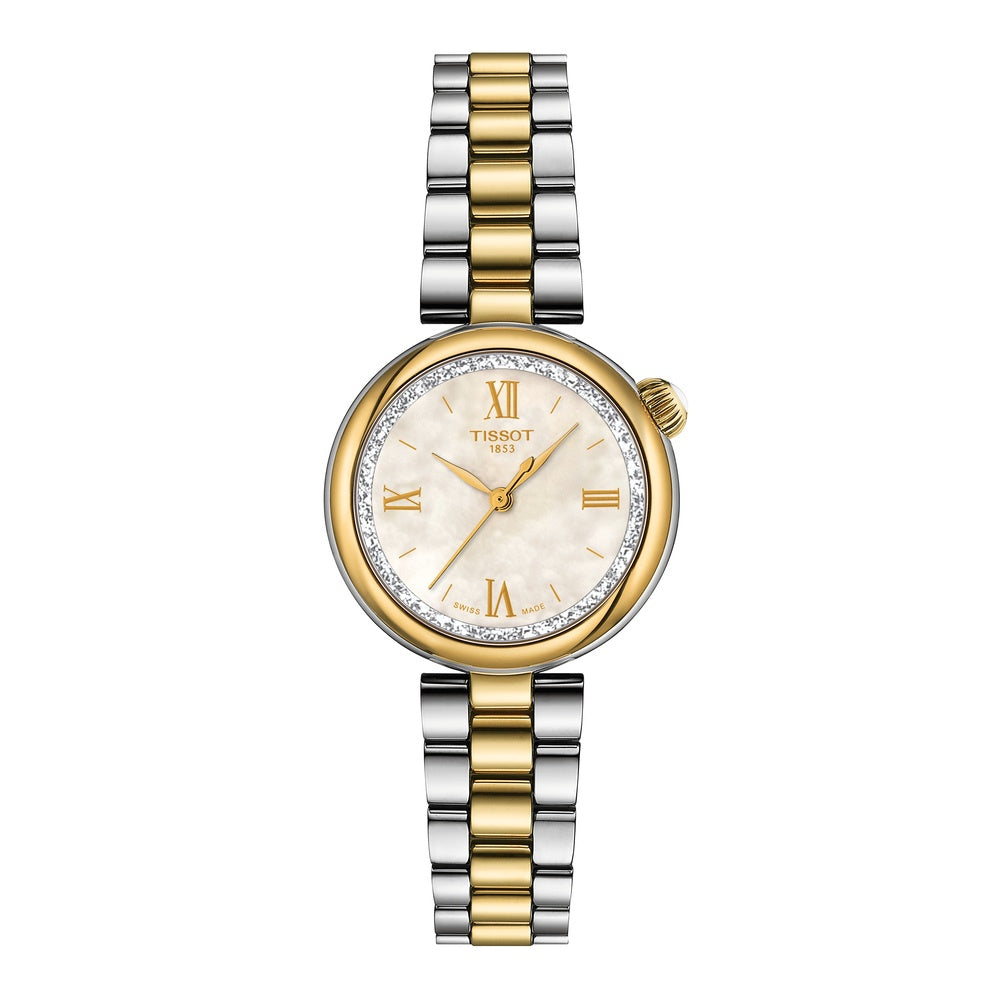 Tissot Desir MOP 28mm Two Tone Watch T1520102211801