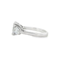 Oval & Pear Cut 3.66ct Trilogy, Lab Grown Platinum Ring