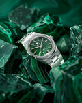 Nivada Grenchen F77 Malachite Mark 1 - Limited Edition 37mm 68036A77