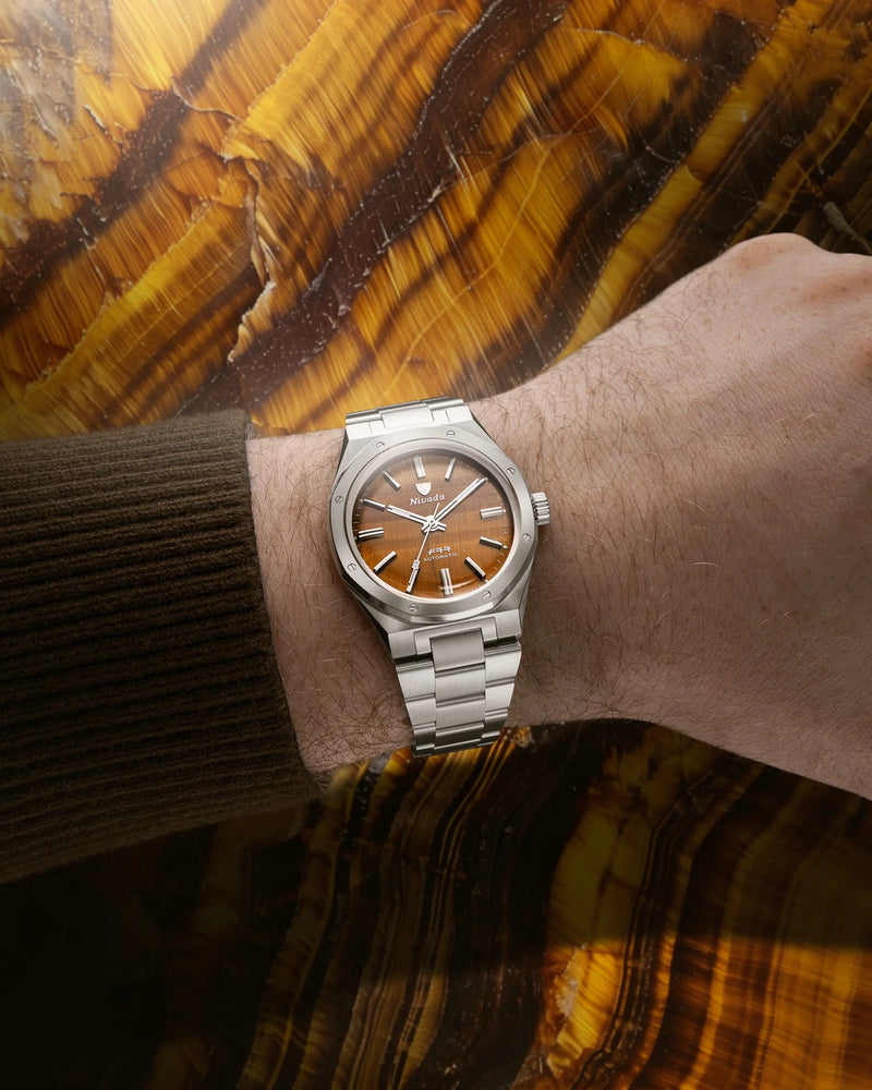 Nivada Grenchen F77 Tiger Eye Mark 1 - Limited Edition 37mm 68032A77