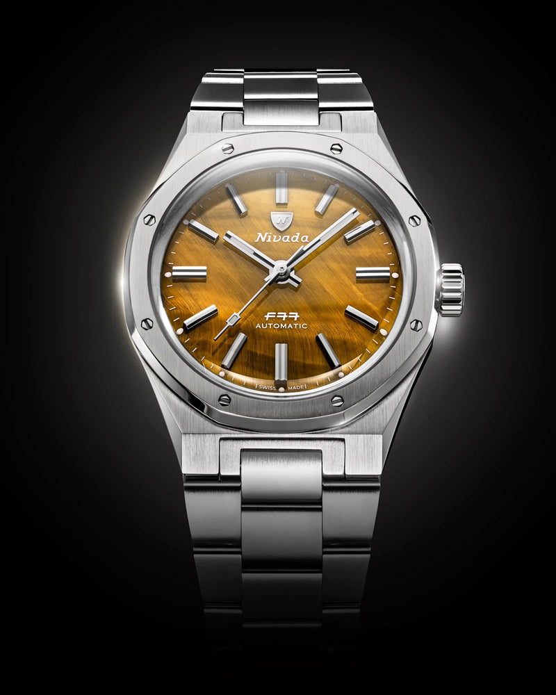 Nivada Grenchen F77 Tiger Eye Mark 1 - Limited Edition 37mm 68032A77