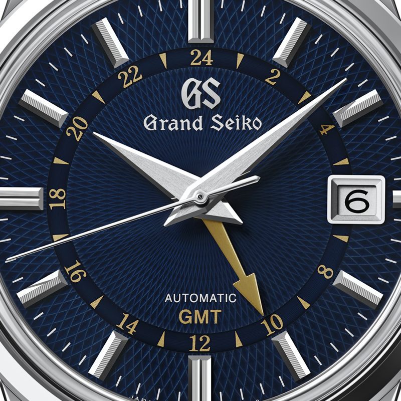 Grand Seiko 'Moondrop' Automatic Blue GMT 39.5mm Watch SBGM257