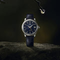 Grand Seiko 'Moondrop' Automatic Blue GMT 39.5mm Watch SBGM257