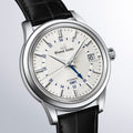 Grand Seiko 'Snowdrop' Automatic White GMT 39.5mm Watch SBGM255