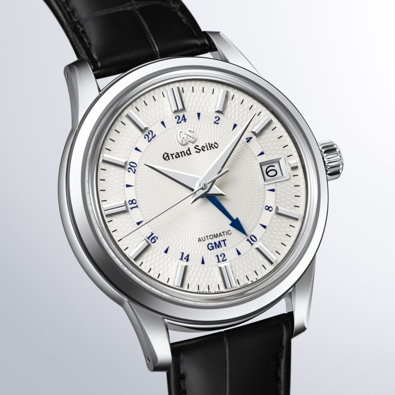Grand Seiko 'Snowdrop' Automatic White GMT 39.5mm Watch SBGM255