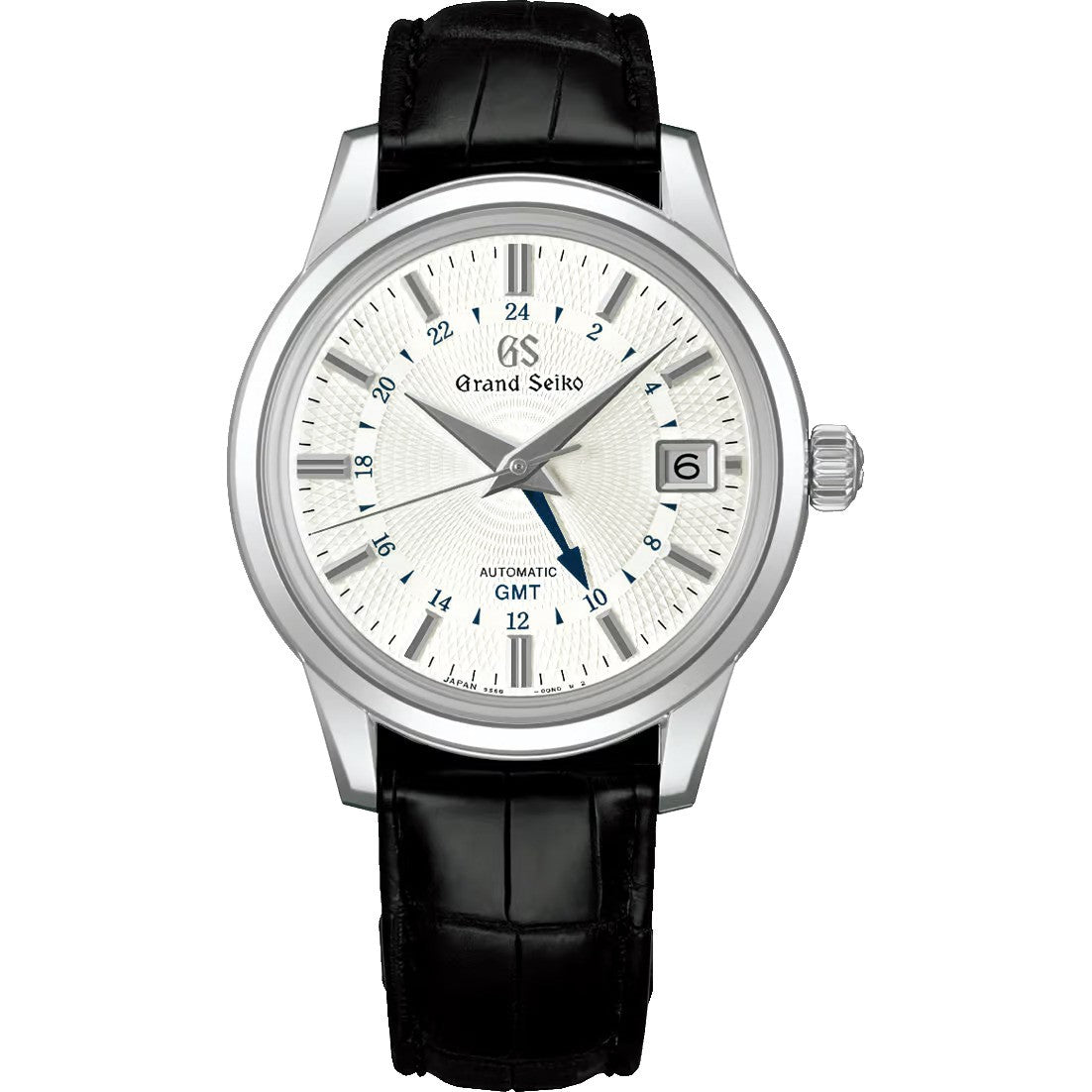 Grand Seiko 'Snowdrop' Automatic White GMT 39.5mm Watch SBGM255
