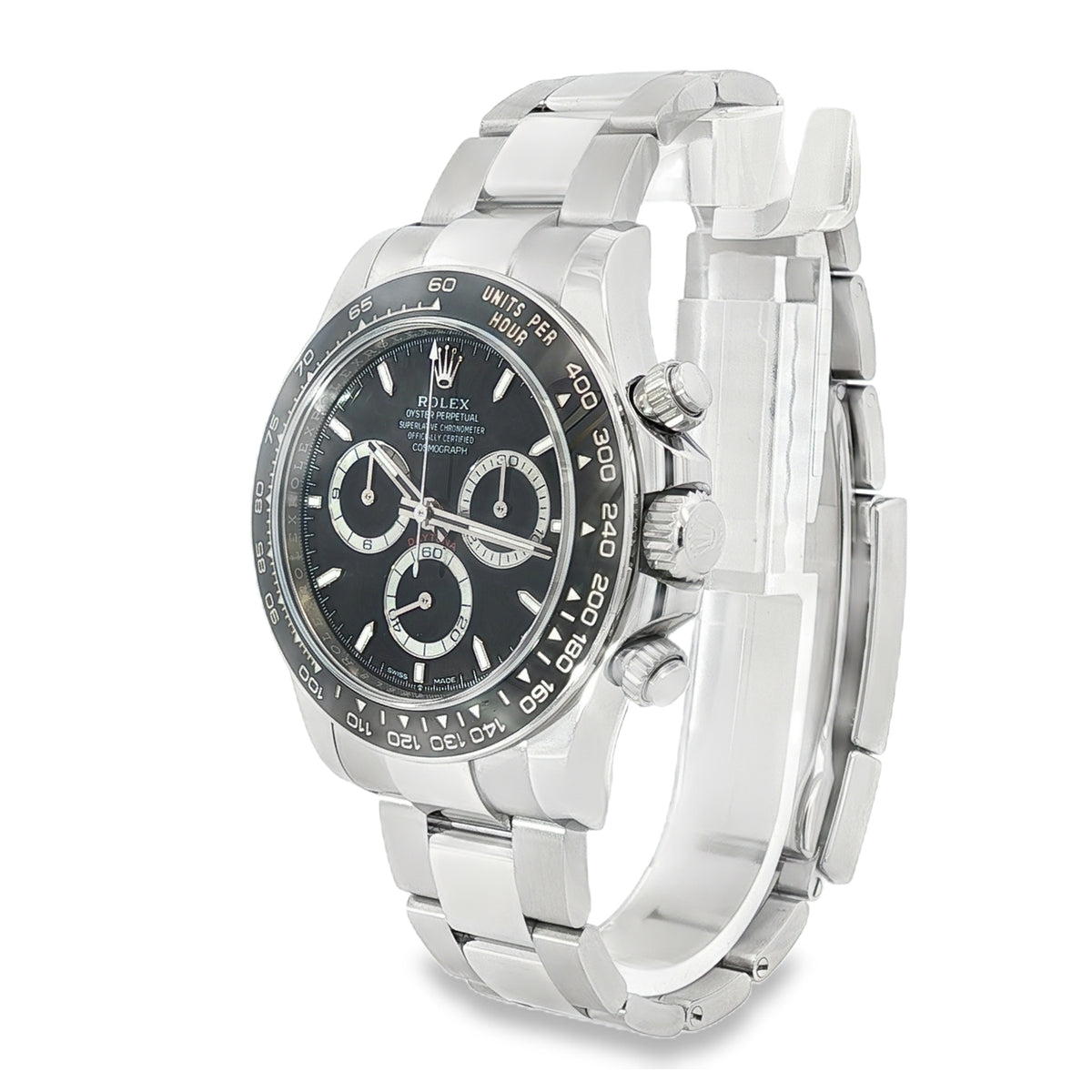 Rolex Daytona Black Steel Oyster 40mm Watch 126500LN (2023)