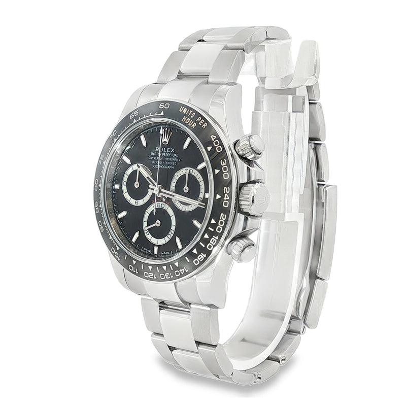 Rolex Daytona Black Steel Oyster 40mm Watch 126500LN (2023)