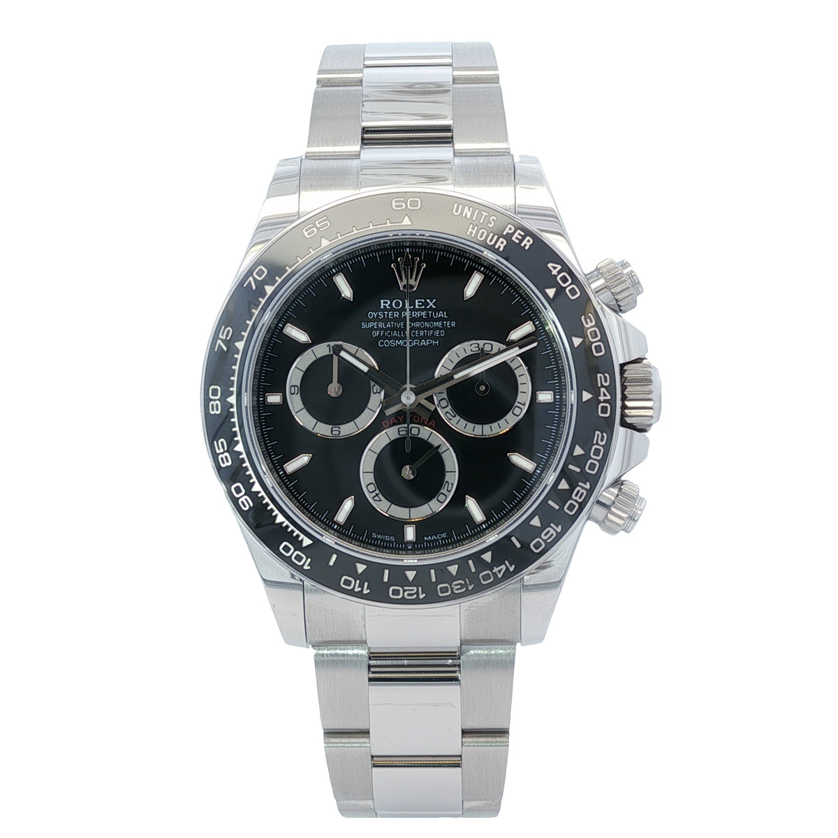 Rolex Daytona Black Steel Oyster 40mm Watch 126500LN (2023)