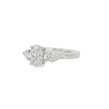 Oval & Pear Cut 1.84ct Trilogy, Lab Grown Platinum Ring