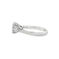 Oval & Pear Cut 1.84ct Trilogy, Lab Grown Platinum Ring