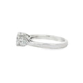 Round Brilliant & Pear Cut 1.86ct Trilogy, Lab Grown Platinum Ring
