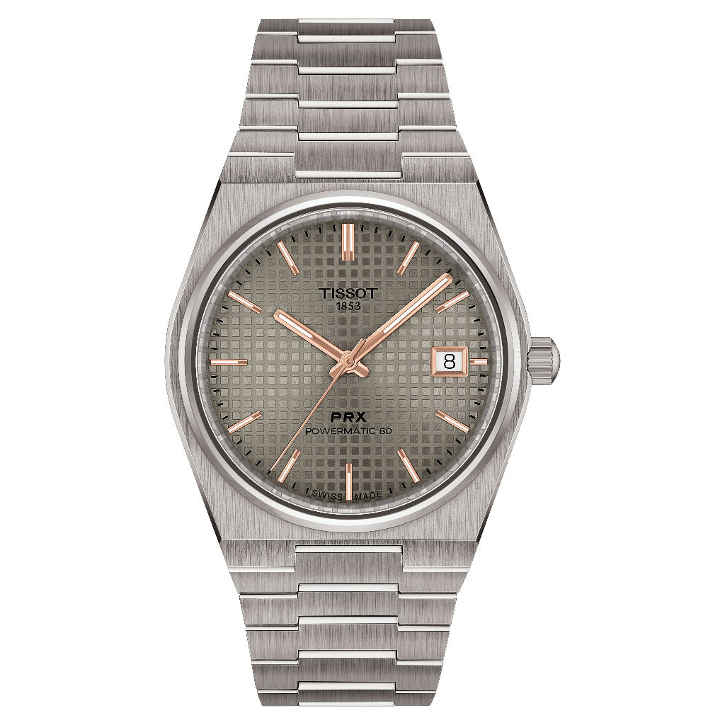 Tissot PRX Titanium 38mm Powermatic 80 Watch T1378074406100
