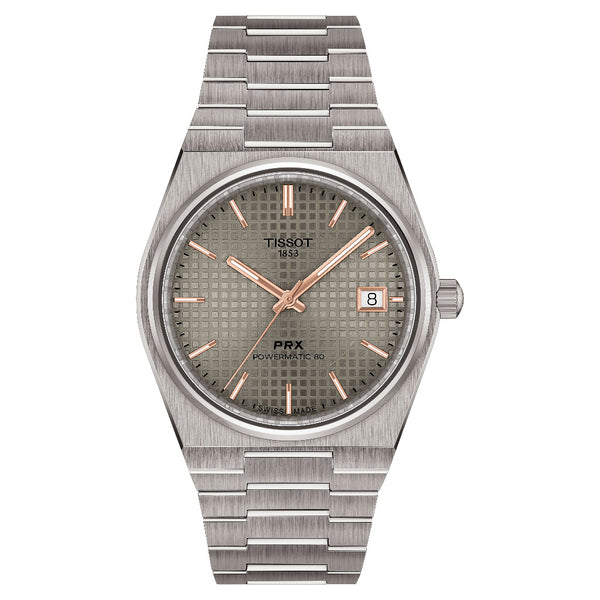 Tissot PRX Titanium 38mm Powermatic 80 Watch T1378074406100
