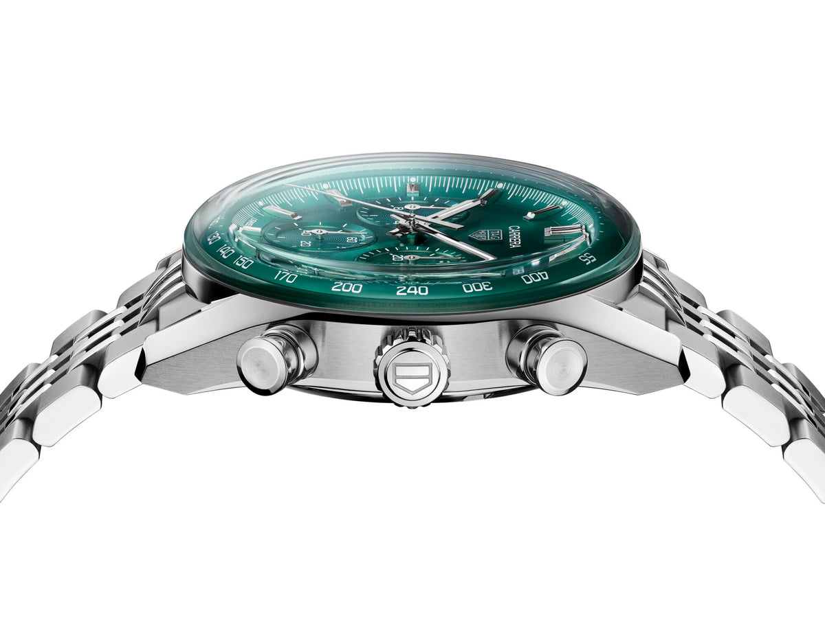 Tag Heuer Carrera Chronograph Automatic, 41mm Green Dial Watch CBS2115.BA0053
