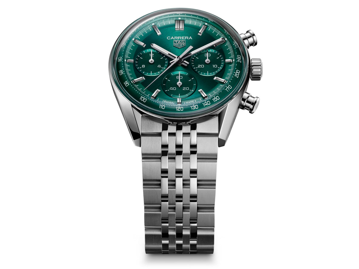 Tag Heuer Carrera Chronograph Automatic, 41mm Green Dial Watch CBS2115.BA0053