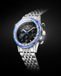 Nivada Grenchen X Wallace Allan Chronoking Mecaquartz 38mm Interchangeable Bezel Limited Edition Watch 87052Q04
