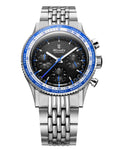 Nivada Grenchen X Wallace Allan Chronoking Mecaquartz 38mm Interchangeable Bezel Limited Edition Watch 87052Q04